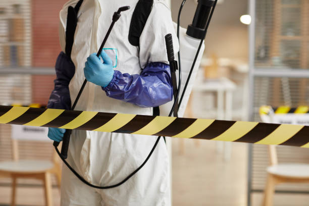 Professional Biohazard Cleanup technician working in Medina, TN